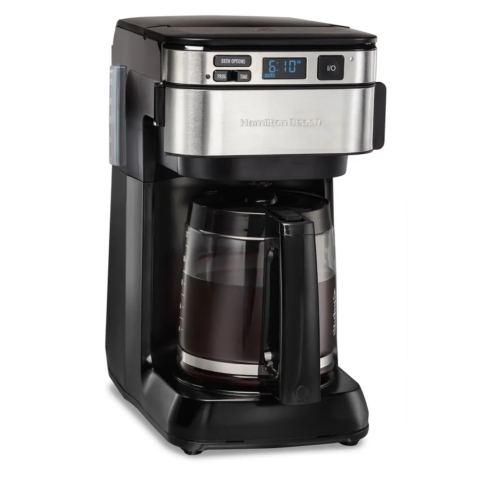 Front-Fill® 12 Cup Programmable Coffee Maker with Swing-Out Basket