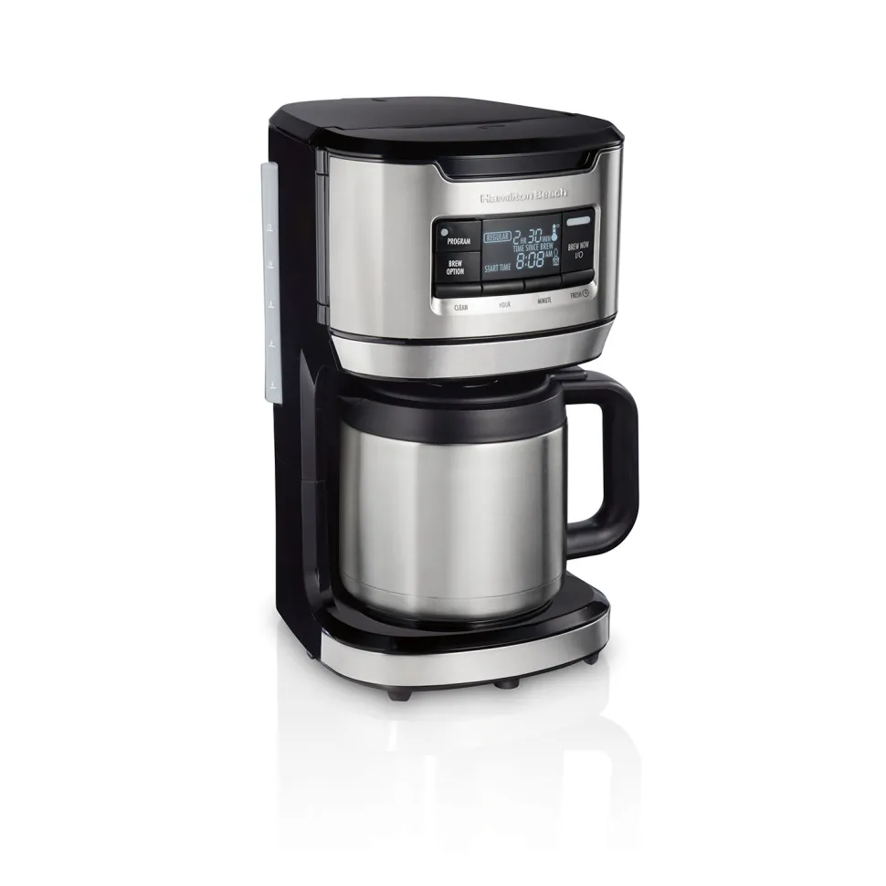 Front-Fill® 12 Cup Programmable Coffee Maker with Thermal Carafe Stainless Steel Accents