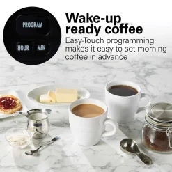 FrontFill® Deluxe 12 Cup Programmable Coffee Maker