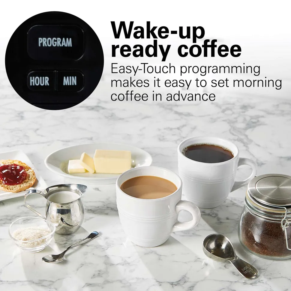 FrontFill® Deluxe 12 Cup Programmable Coffee Maker