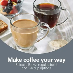 FrontFill® Deluxe 12 Cup Programmable Coffee Maker