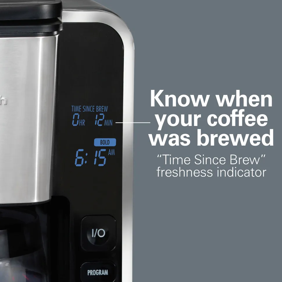 FrontFill® Deluxe 12 Cup Programmable Coffee Maker