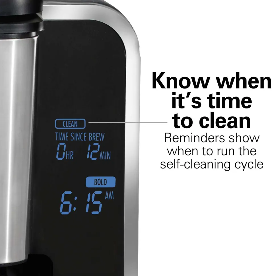 FrontFill® Deluxe 12 Cup Programmable Coffee Maker