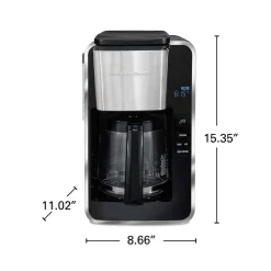 FrontFill® Deluxe 12 Cup Programmable Coffee Maker