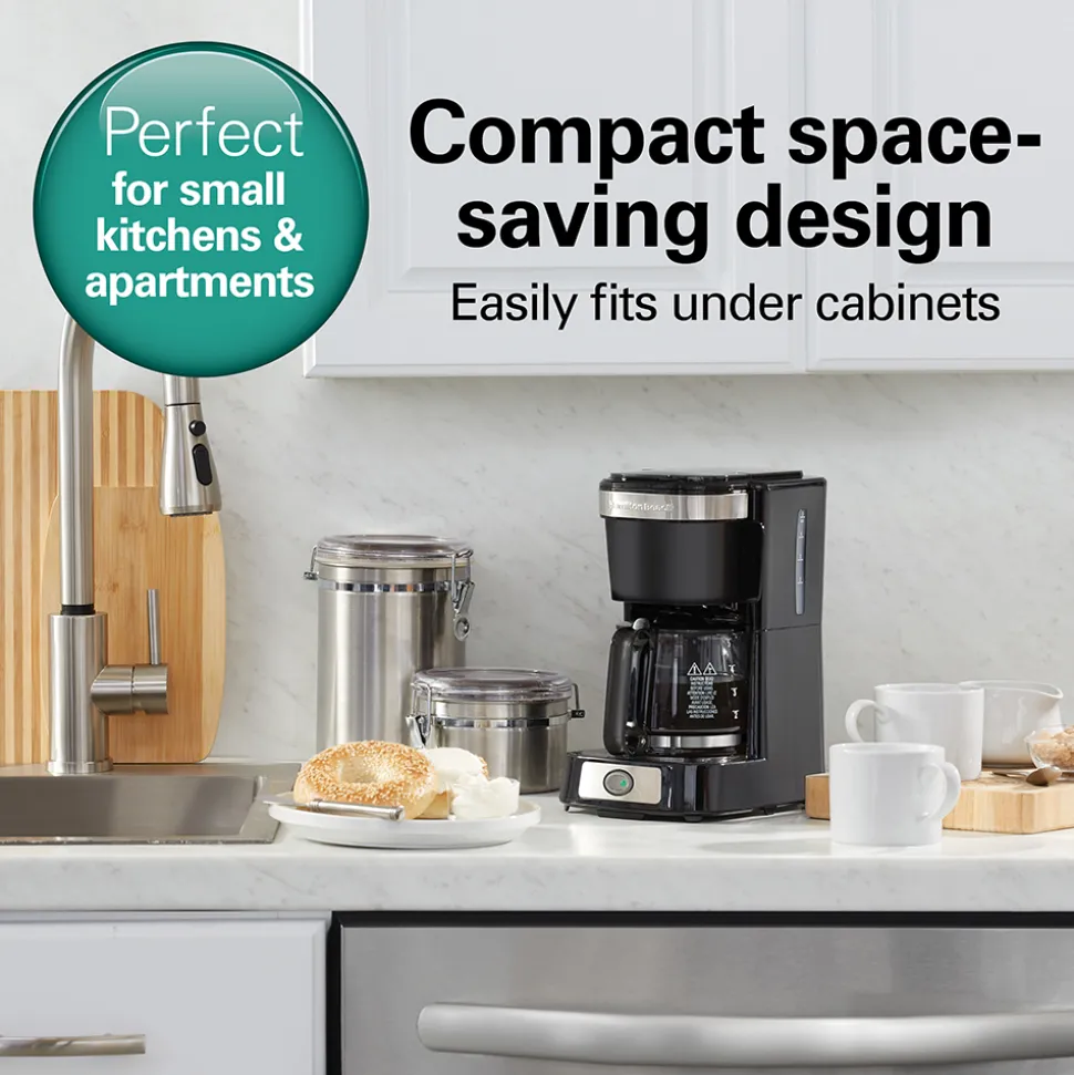 FrontFill™ Mini Brew 5 Cup Switch Coffee Maker