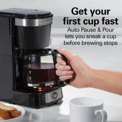 FrontFill™ Mini Brew 5 Cup Switch Coffee Maker