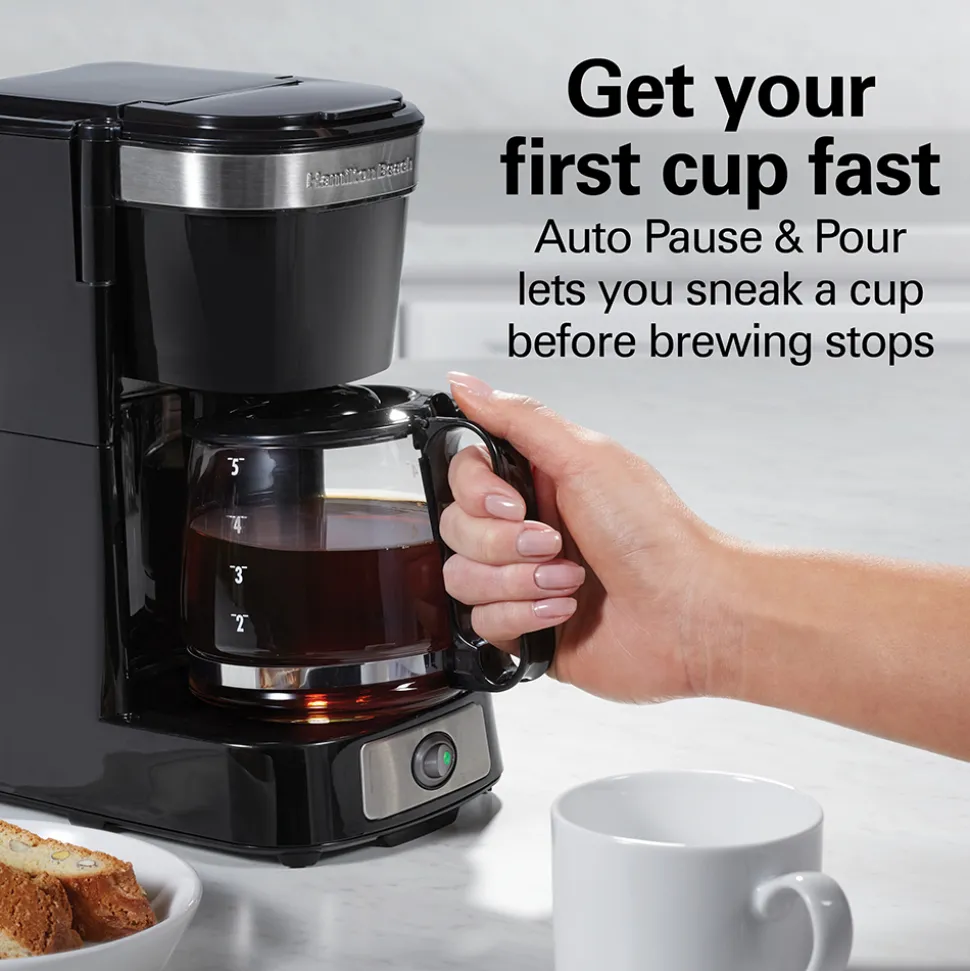 FrontFill™ Mini Brew 5 Cup Switch Coffee Maker