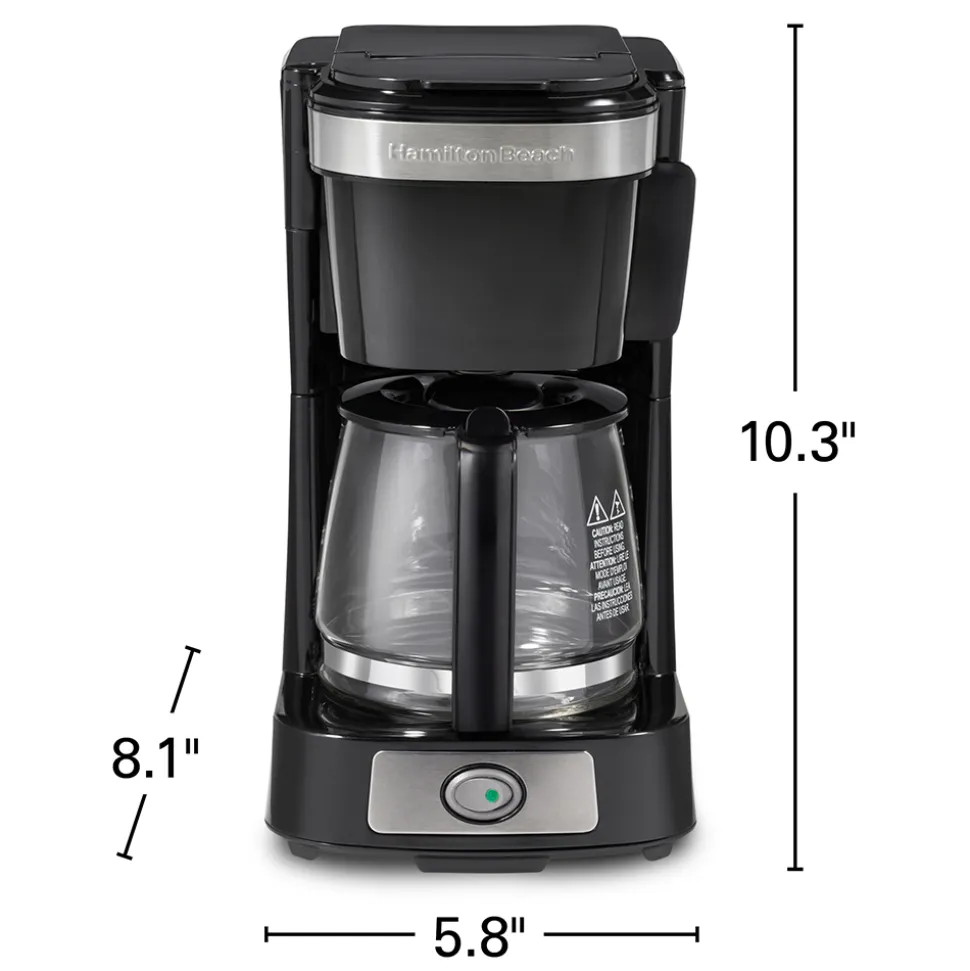 FrontFill™ Mini Brew 5 Cup Switch Coffee Maker
