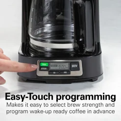FrontFill® Mini Brew 5 Cup Programmable Coffee Maker