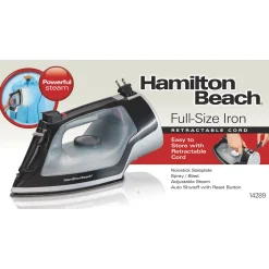 Full-Size Iron with Retractable Cord