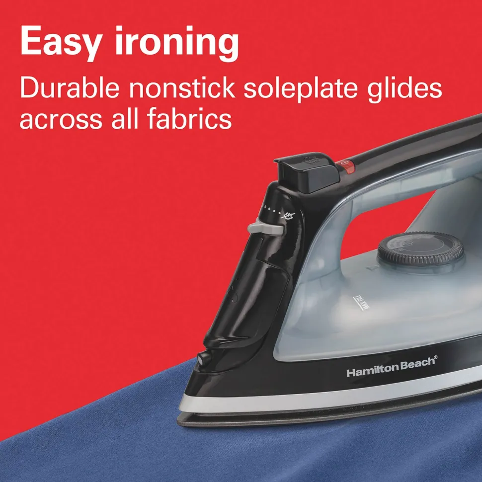 Full-Size Iron with Retractable Cord