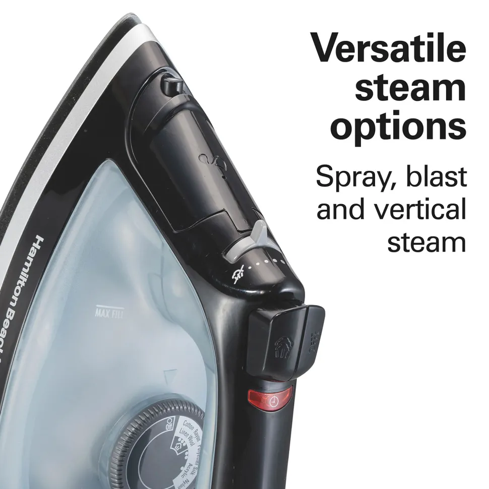 Full-Size Iron with Retractable Cord