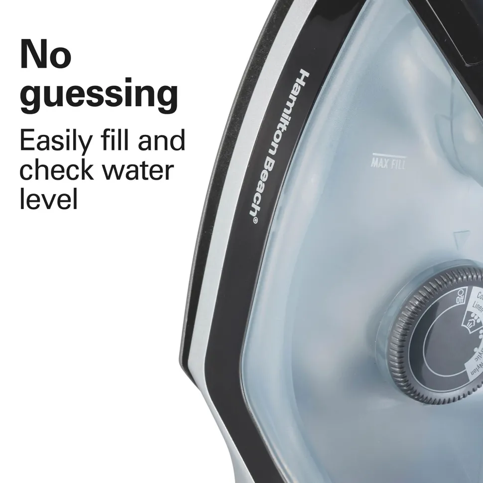 Full-Size Iron with Retractable Cord