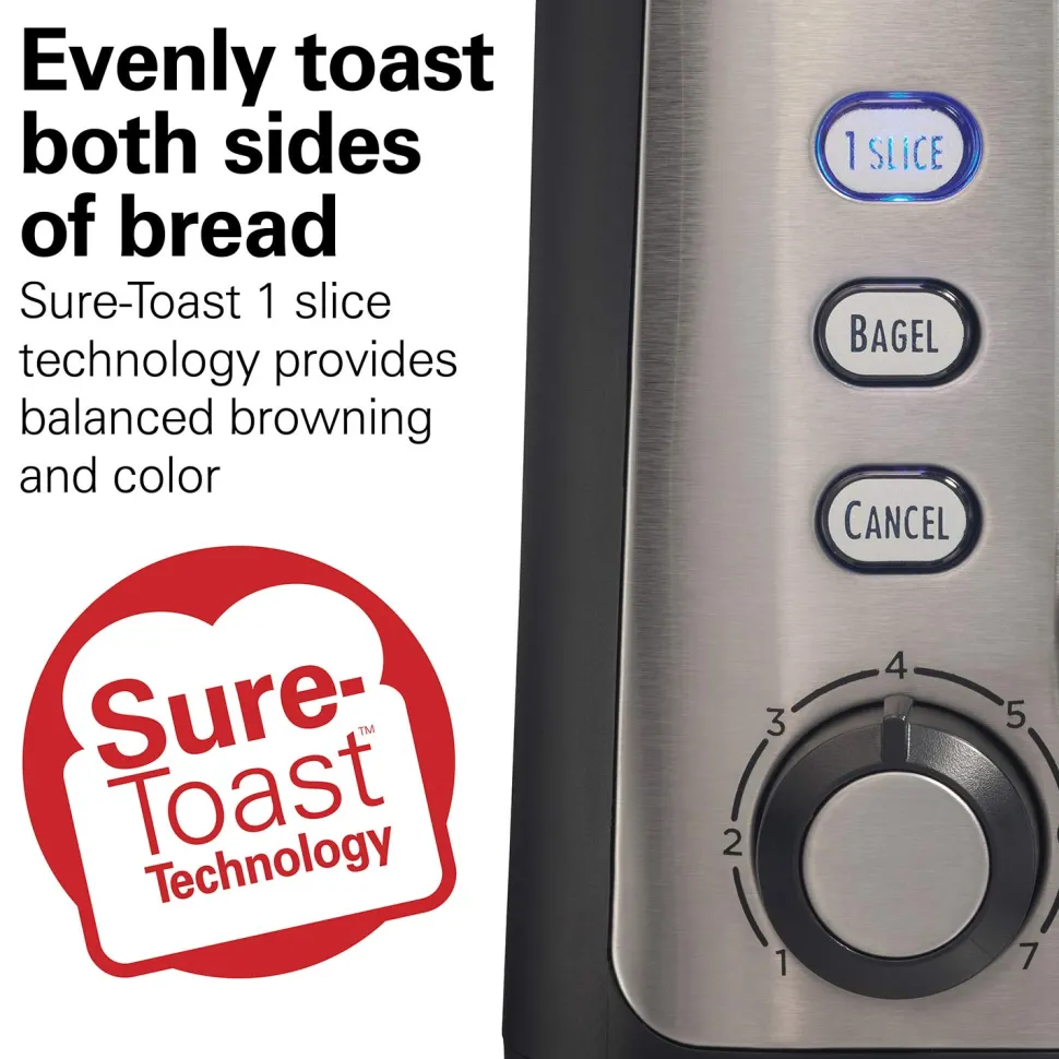 Gourmet 2 Slice Toaster with Sure-Toast™ Technology