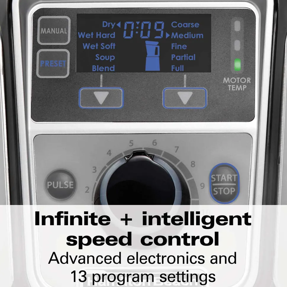 Hamilton Beach® Professional 2.2 HP 120V Juicer Mixer Grinder