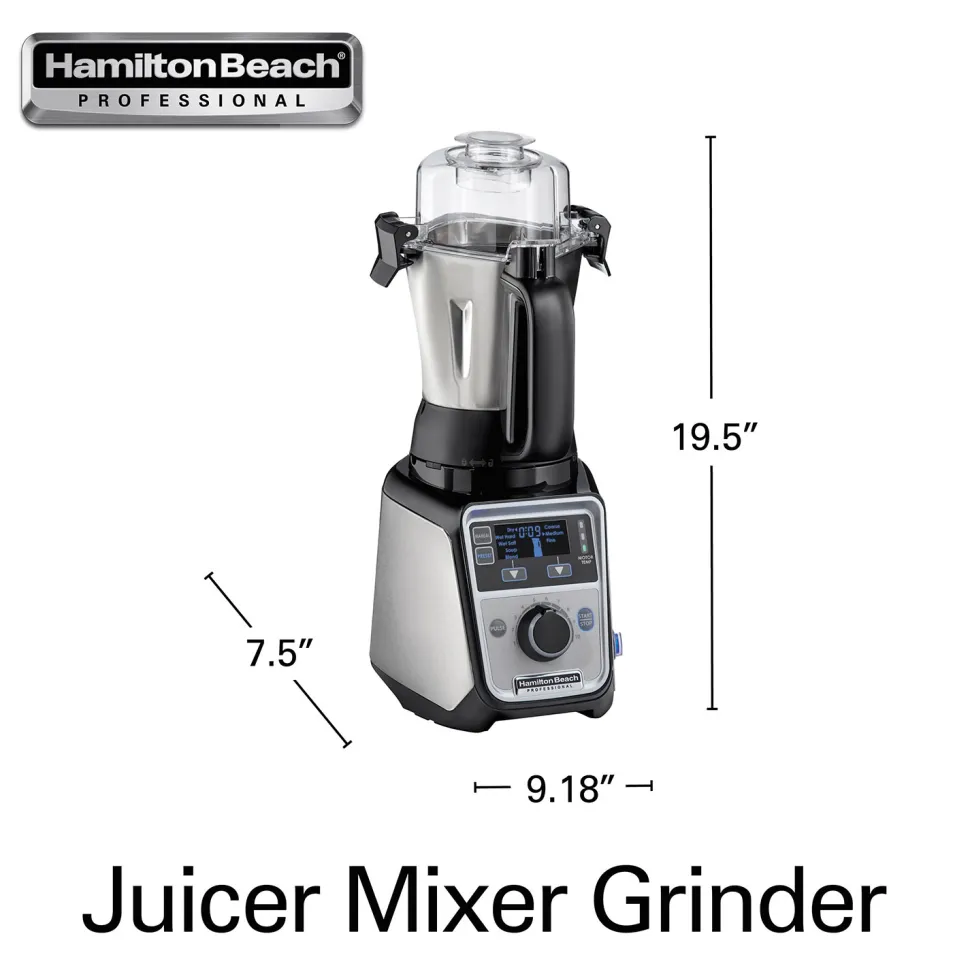 Hamilton Beach® Professional 2.2 HP 120V Juicer Mixer Grinder