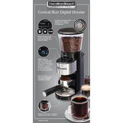 Hamilton Beach® Professional Conical Burr Digital Coffee Grinder
