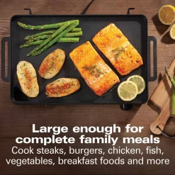 Hamilton Beach® Professional Cast Iron Electric Grill with Removable Cooktop