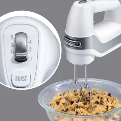 Hamilton Beach® Professional Hand Mixer 5 Speed, White