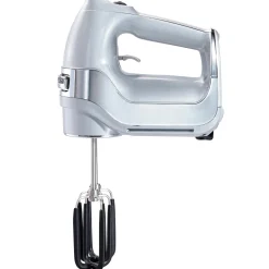 Hamilton Beach® Professional 7 Speed Hand Mixer with Snap-On Case Chrome and Silver