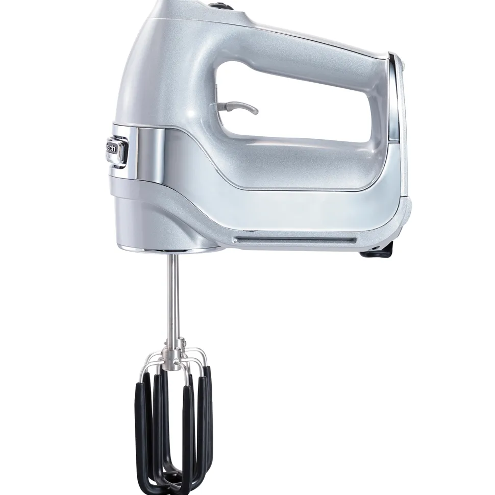Hamilton Beach® Professional 7 Speed Hand Mixer with Snap-On Case Chrome and Silver