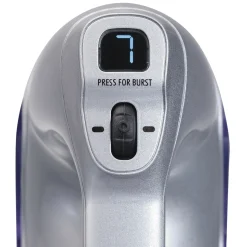 Hamilton Beach® Professional 7 Speed Hand Mixer with Snap-On Case Chrome and Silver