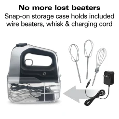 Hamilton Beach® Professional Cordless Hand Mixer with Infinite Speed Control