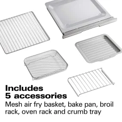 Hamilton Beach® Professional Sure-Crisp® Air Fry Digital Toaster Oven