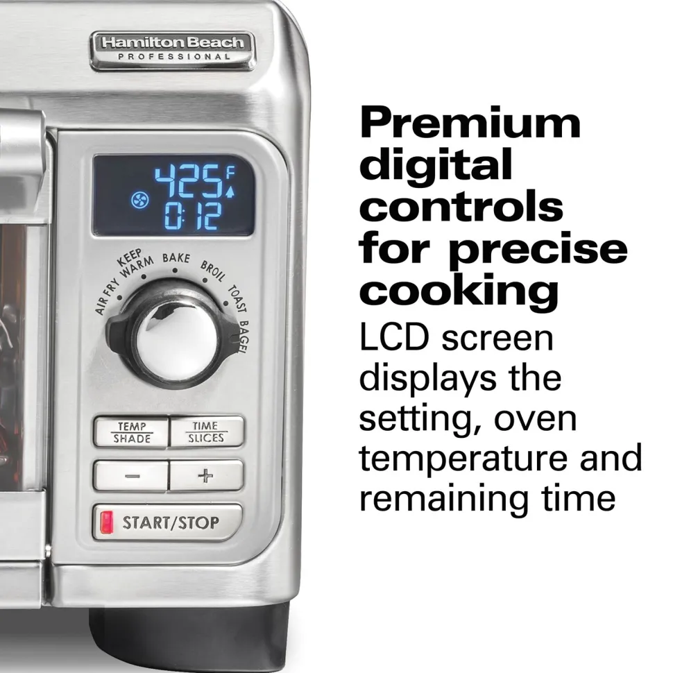 Hamilton Beach® Professional Sure-Crisp® Air Fry Digital Toaster Oven