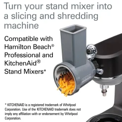 Hamilton Beach® Professional Stand Mixer Attachment, Slicer and Shredder