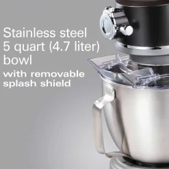 Hamilton Beach® Professional All-Metal Stand Mixer with Specialty Attachment Hub