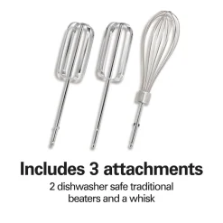 Hand Mixer with Snap-On Case