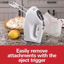 Hand Mixer with Snap-On Case