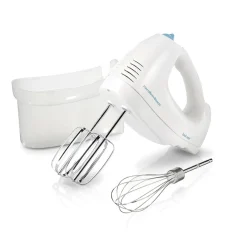 Hand Mixer with Snap-On Case