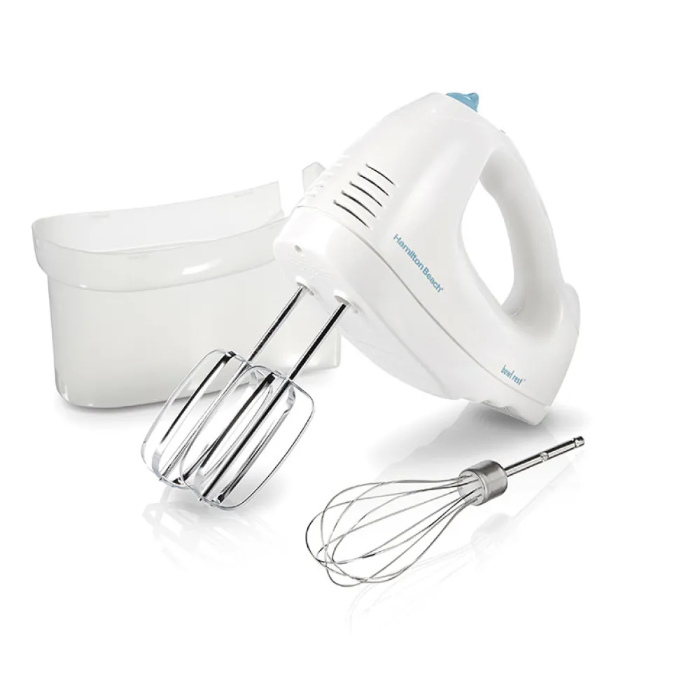Hand Mixer with Snap-On Case