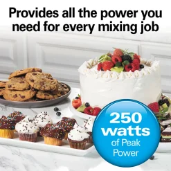 Hand Mixer with Snap-On Case