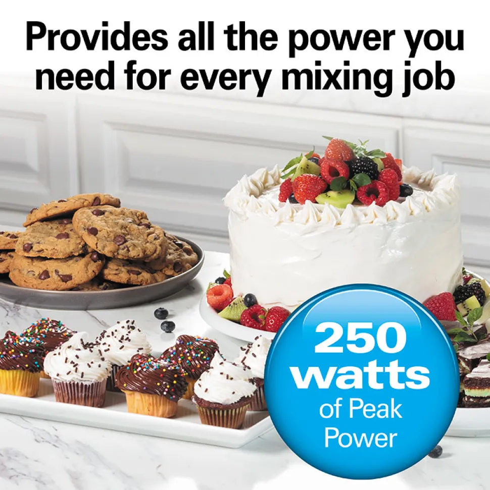 Hand Mixer with Snap-On Case