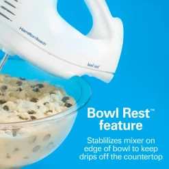 Hand Mixer with Snap-On Case