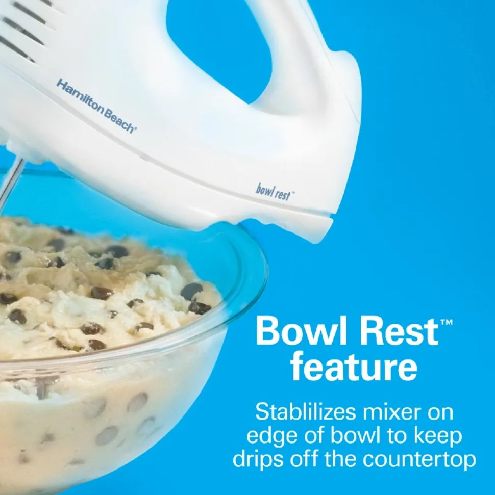 Hand Mixer with Snap-On Case