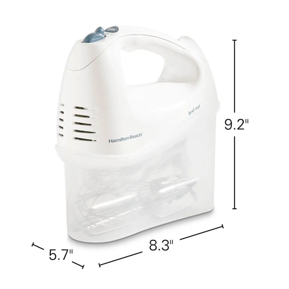 Hand Mixer with Snap-On Case