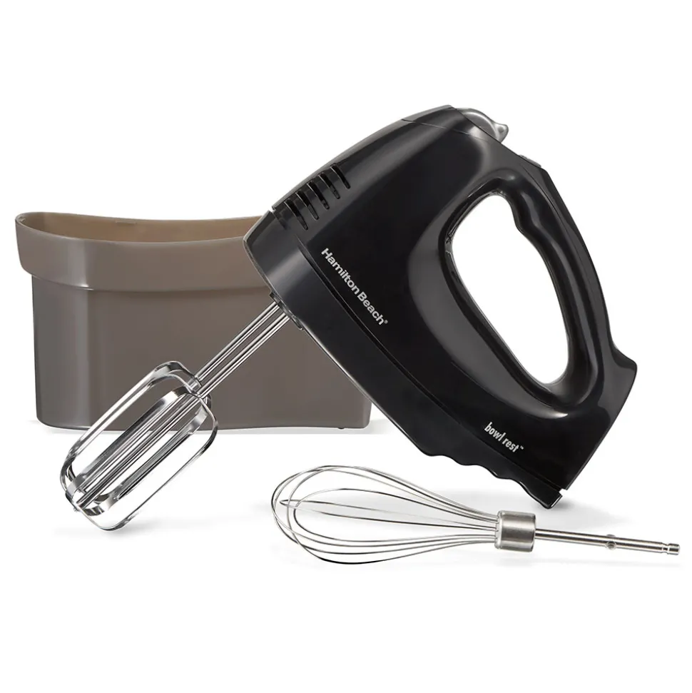 Hand Mixer with Snap-On Case