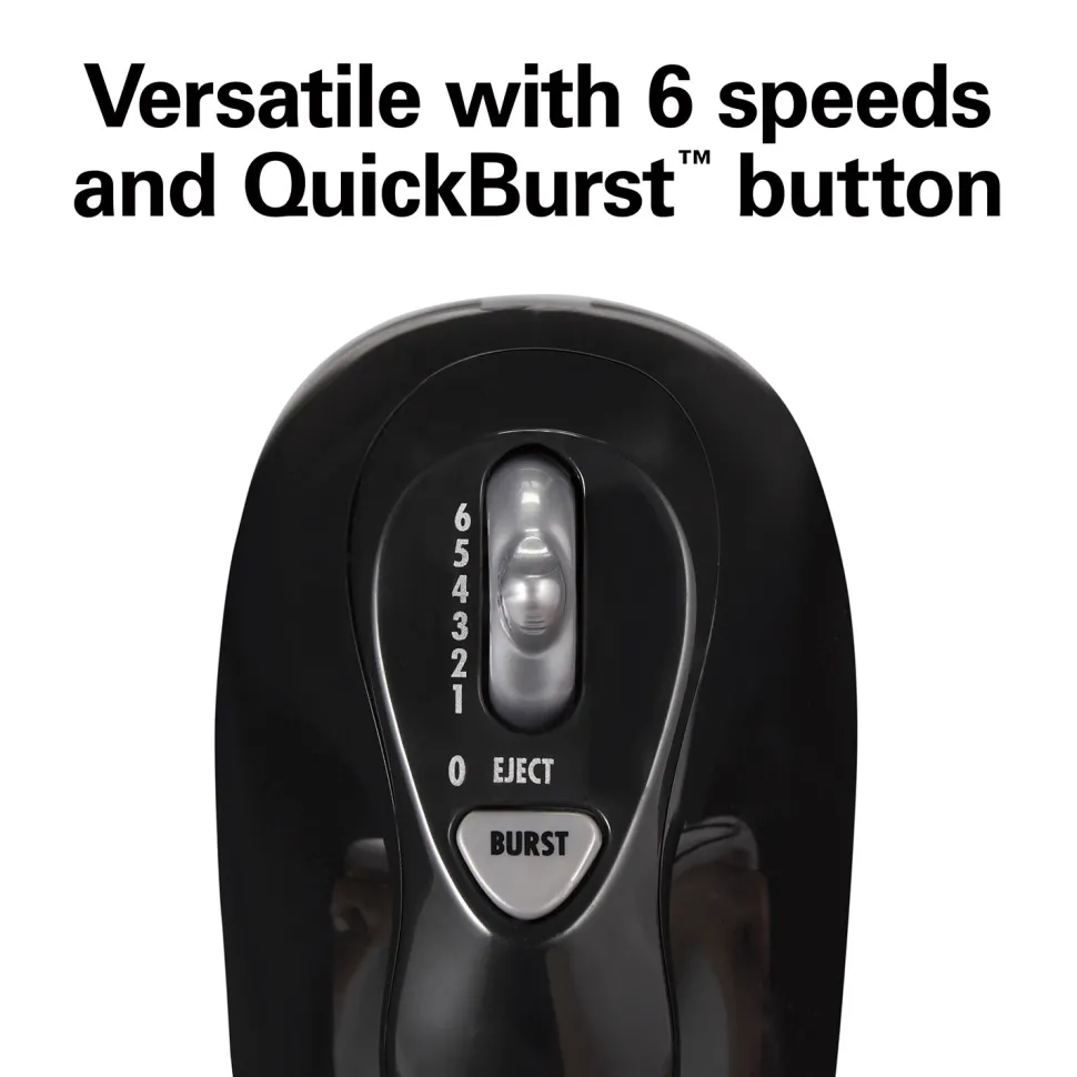 Hand Mixer with Snap-On Case