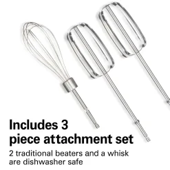 Hand Mixer with Snap-On Case