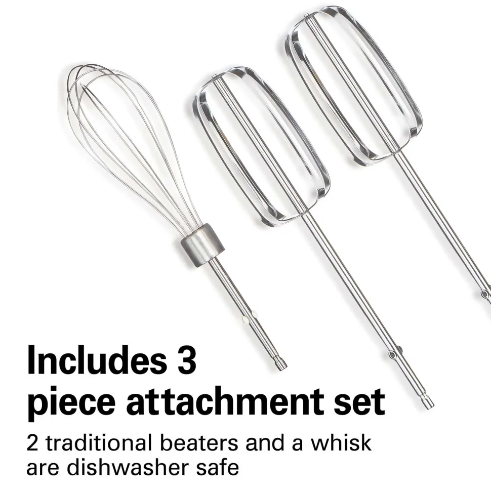 Hand Mixer with Snap-On Case