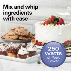 Hand Mixer with Snap-On Case