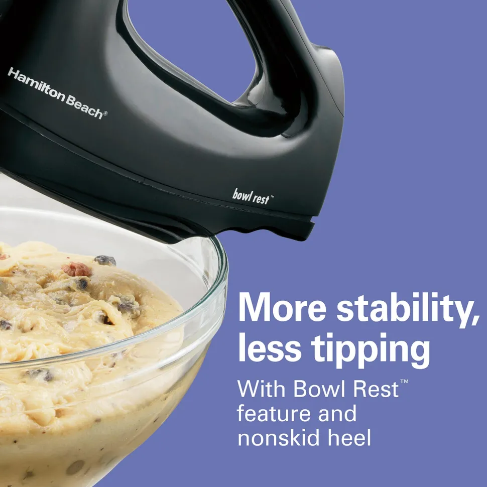 Hand Mixer with Snap-On Case