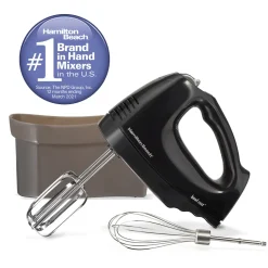 Hand Mixer with Snap-On Case