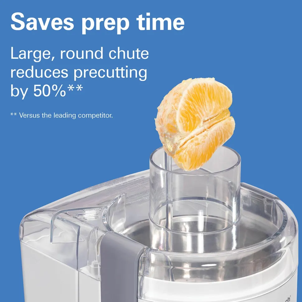 HealthSmart® Compact Juice Extractor,White