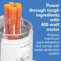 HealthSmart® Compact Juice Extractor,White