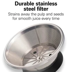 HealthSmart® Compact Juice Extractor,White